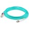 Add-On This Is An 8M Lc (Male) To Sc (Male) Aqua Duplex Riser-Rated Fiber ADD-SC-LC-8M5OM4 - alternate 1